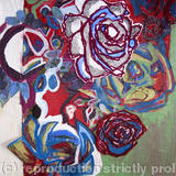 Rose Petal - Mixed Media 