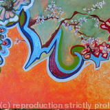 Summer Bloom - Mixed Media on Canvas