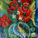 Poppies | (sold) | 38 x 5cm | mixed media Poppies