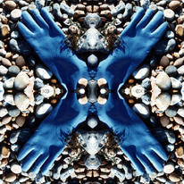 Blue Rubber Gloves