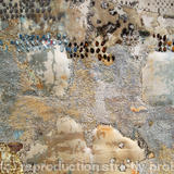 Blown detail - Textile Printed and stitched cotton.