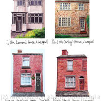 The Beatles' Four Houses, Liverpool
