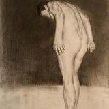 Standing Insensate figure 2 (drawing) - Graphite on paper