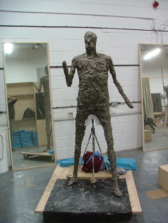 First layer of clay
