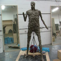 First layer of clay