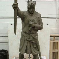 Robert The Bruce finished in clay
