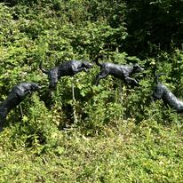 Leaping Dogs