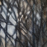 detail of Winter Light - oil on canvas