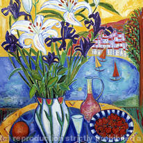 Flowers and Fruit by the Sea