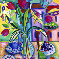 Crimson Tulips
