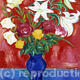 Lilies and Roses | | 102 x 76cm | Oil on Canvas Lilies and Roses