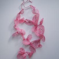 Pink Petals Neckpiece