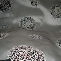 Eternal Lace and silk wall hanging