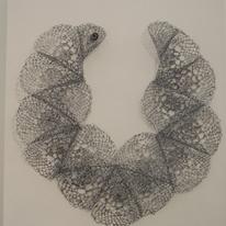 Grey Ruff Neckpiece