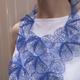 Bright Blue Petal Neckpiece