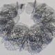 Grey Ruff Neckpiece