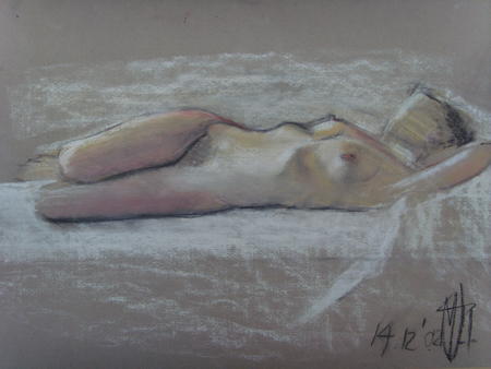 Reclining pose -2006