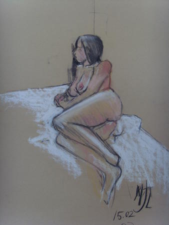 Reclining pose  -July