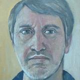 Self Portrait - oil on board