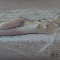 Reclining pose -2006