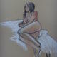 Reclining pose -July
