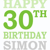 Happy 30th Birthday