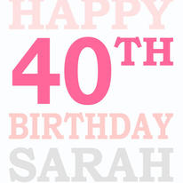 Happy 40th Birthday