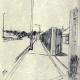 Street Scene No2 | | 12 x 5cm | Ink on Acetate Street Scene No2