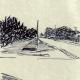 Street Scene No5 | | 11 x 5cm | Ink on Acetate Street Scene No5