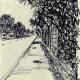 Street Scene No6 | | 12 x 19cm | Ink on Acetate Street Scene No6