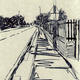 Street Scene No10 | | 12 x 18cm | Ink on Acetate Street Scene No10