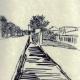 Street Scene No17 | | 12 x 2cm | Ink on Acetate Street Scene No17