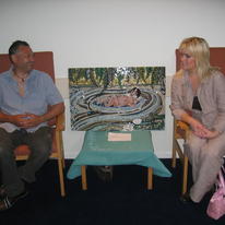 Waterbabys Mosaic donated to the Health Clinic in Peacehaven, made by Aimee and the School of Philosophy.