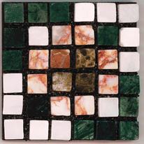 Roman Geometric Marble Mosaic Kit