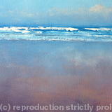 'Chapelporth January Series III' - Oil~Ink on Card