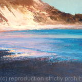 'Lulworth Cove' - Oil~Ink on Card