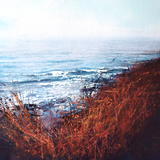 'On my way to Towan Beach' - Oil~Ink on Card