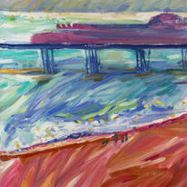 Funfair Pier Evening (left)