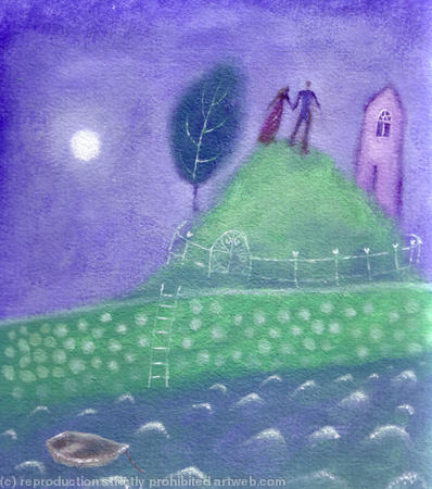 lovers on the hill