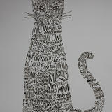 Meow - ink on paper