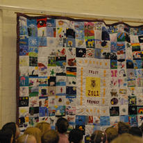 Memory Quilt, Cradley C of E Primary School, Halesowen