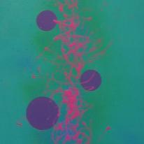 Emerald with Pink Shift and Purple Bubbles
