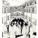 Commuters - Pen and ink