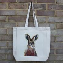 Hare Portrait Bag