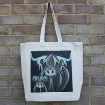 Mummy & Baby Highland Cow Bag