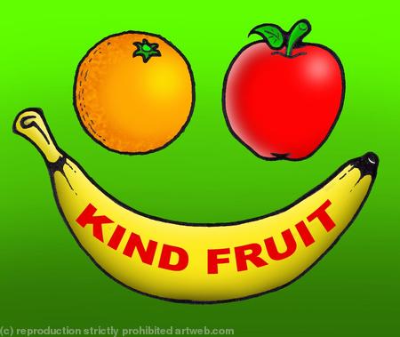 A logo for the company: Kind Fruit