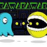 Wakawakawakawaka - Zigg scroll and brush inks, Photoshop CS2 colours and background
