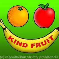 A logo for the company: Kind Fruit
