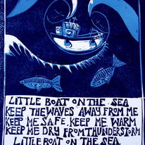 Little boat card
