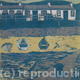 Portnoo harbour | £80 | 21 x 31cm | linocut . Oil based inks on paper Portnoo harbour
